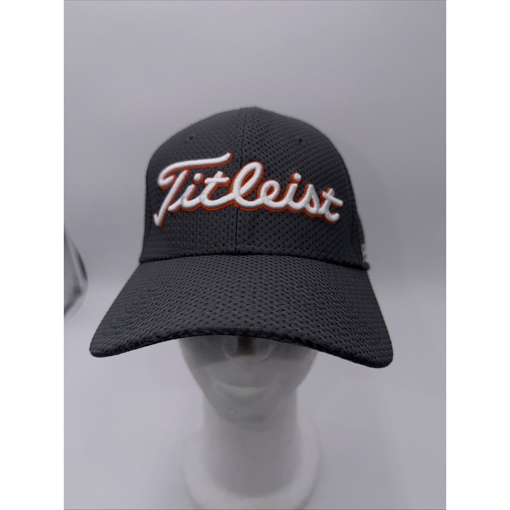 Titleist Hat Pro V1 FJ Golf Gray A-Flex Stretch Fit Baseball Cap S/M Foot Joy